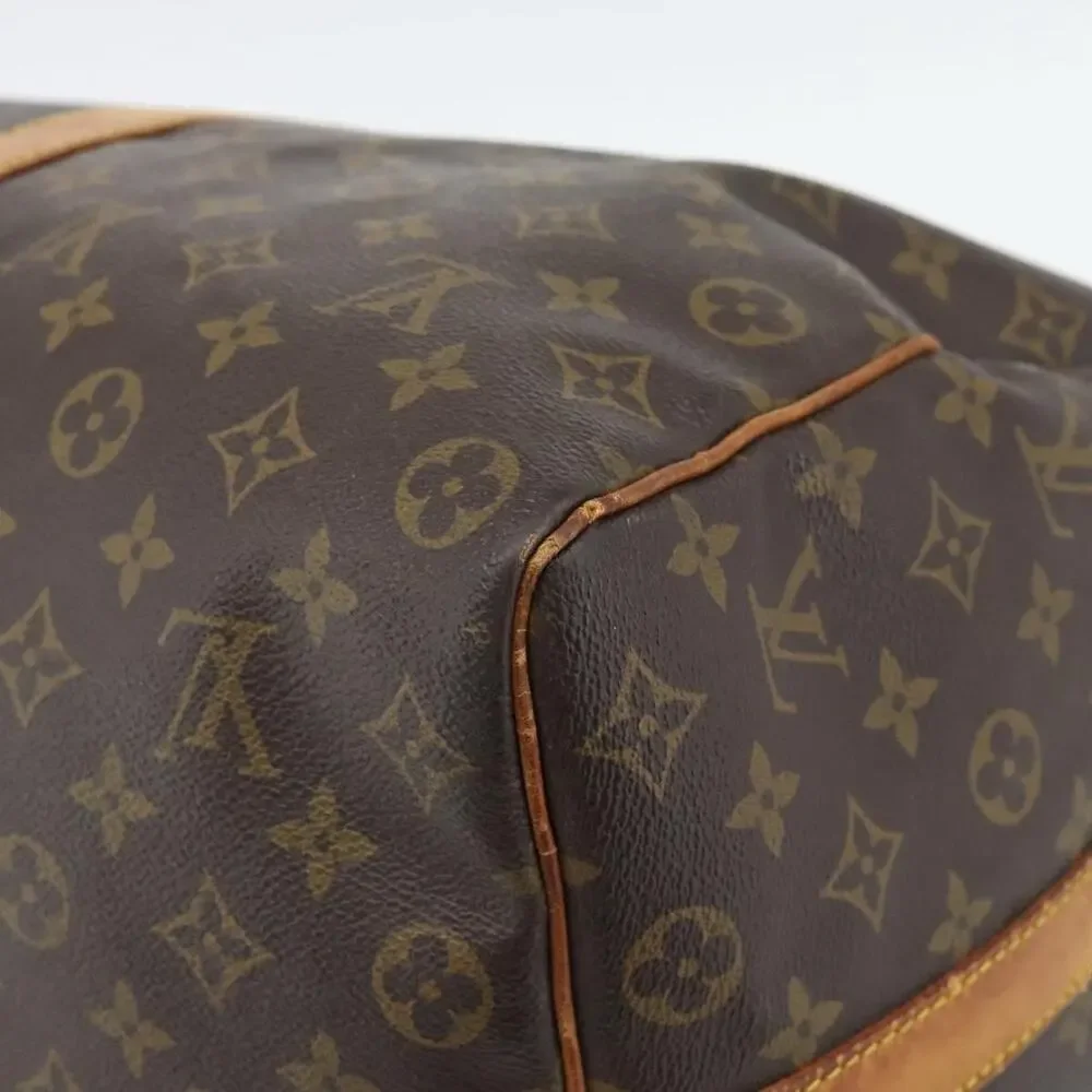 Louis Vuitton Monogram Keepall Bandouliere 45 Travel Bag Brown